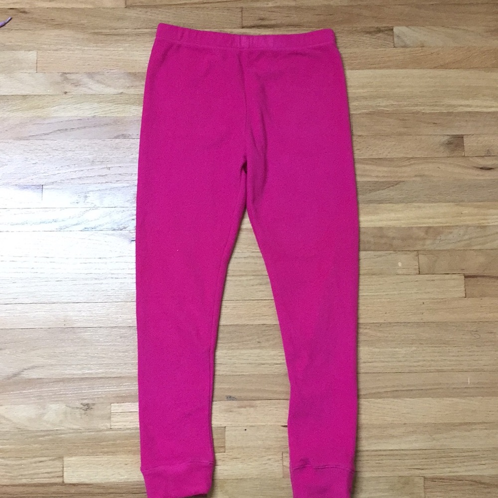 Girls’ Pink Thermal Pants